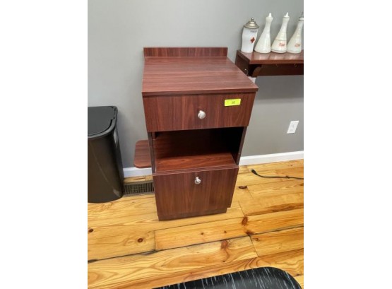 Laminate 2 Drawer Stand With Middle Shelf 18'x18'x3'