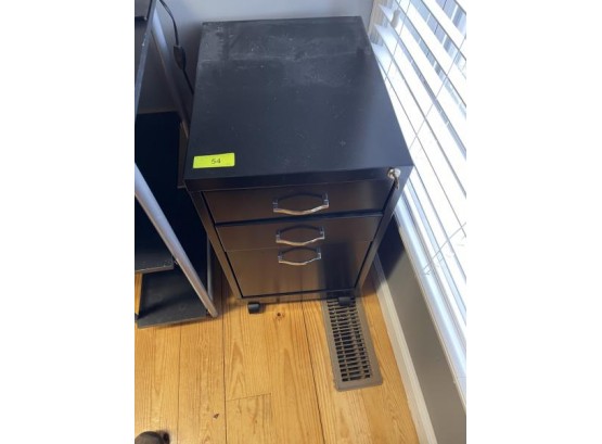 Small Metal 3 Drawer File Cabinet