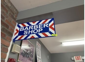 Metal Wall Mounted Barber Shop Sign