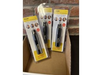 Lot Of 3 New Wahl Nose Trimmers