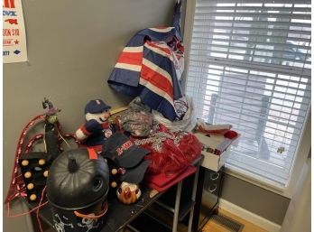 Lot Of Christmas & Holiday Decorations Red Sox Holiday Decorations & Flag