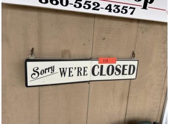 Flip Open/Closed Sign