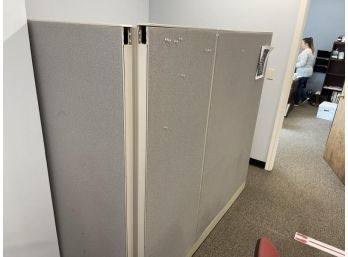 Steelcase Office Dividers, 2 Sections, 70'Lx65'H & 45'Lx65'H