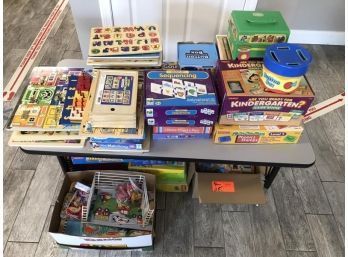 Large Lot Of Puzzels, All Ages