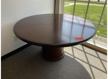 Round Table With Pedestal Base, 54' Diameter