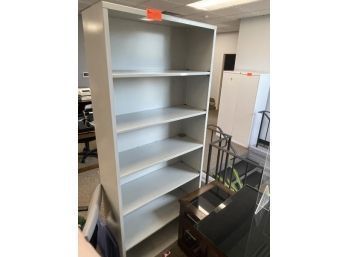 Metal Book Case With 5 Adjustable Shelves 81'Tx35'Wx13'D