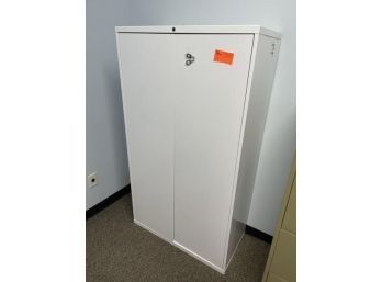 2 Door Metal Cabinet 63'Tx36'Wx18'D