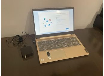 Lenovo Laptop With  Power Cord & Powers Up