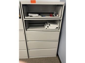 Metal File Cabinet, 5 Drawer, 36'Wx18'Dx65'T