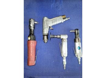 4 Pneumatic Tools - Husky, Aro, Astro, 2 Drivers, 1 Grinder, 1 Drill