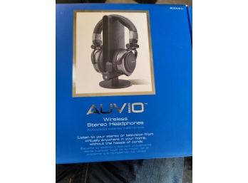 Auvio Stereo Headphones, New In Box