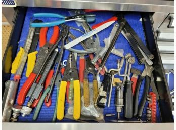 Lot Of Tools - Pliers, Wire Cutters, Allen Wrench Set