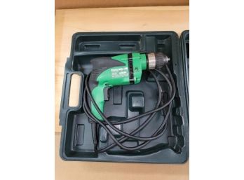 Hitachi Electric Drill, D10 VH, In Case, With Manual
