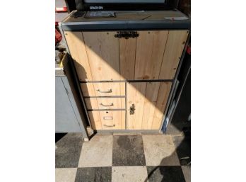 Storage Cabinet, Made Up, With Panel Front, 2 Door, 3 Drawers