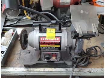 Craftsman 6' Grinding Center With Light