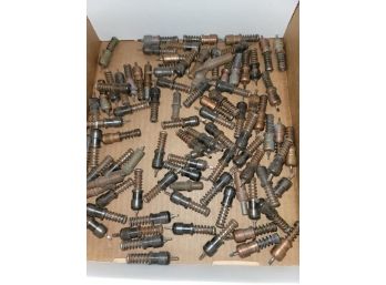 Lot - Approx. 75 Cleco Fasteners, Copper And Spring