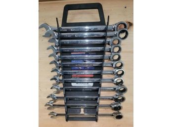 Wrench Set, AmPro And Geer And Other Asst'd Makers, 9mm-19mm