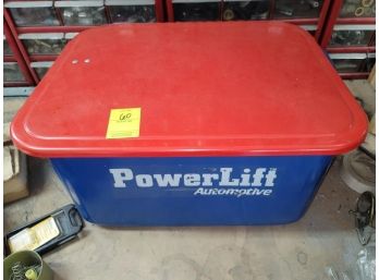 Power Lift Auto Parts Washer, 17' L X 13' D X 9' H (Buyer Must Take With Approx. 1 Gal. Of Oil Inside)