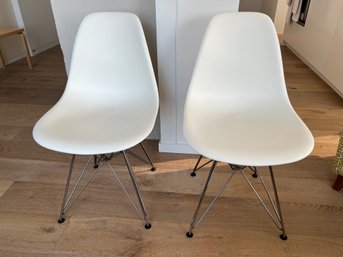 Pair Herman Miller Eames Chairs
