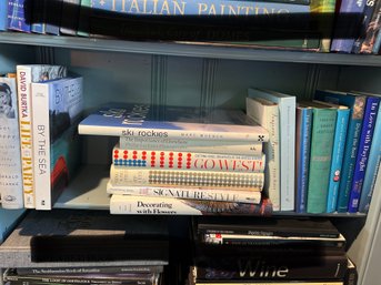 Shelf Of Hardcover Books