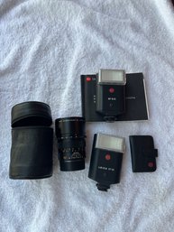 LEICA FLASHES AND LENS