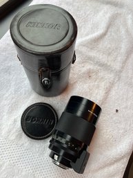 Nikon Lens With Leather Case