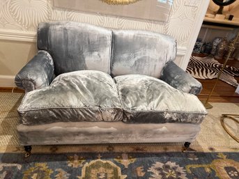 George Smith Signature Scroll Arm Two Seater Sofa