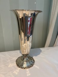 Large Sterling Silver Vase