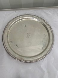 Sterling Silver Round Tray