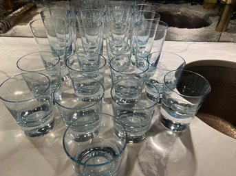 Crate And Barrel Blue Tinted Glasses