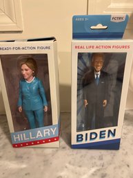 Hilary And Biden Action Figures