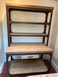 Vintage Bakers Rack / Hutch / Bookcase