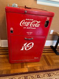 Vintage 1950s Coca Cola Vending Machine - Vendo Cooler