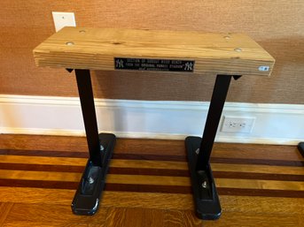 New York Yankees Section Of Dugout Wood Bench 2 Of 2
