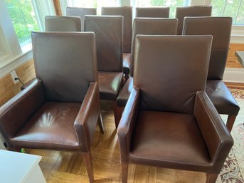 Set Of 10 Dining Room Chairs