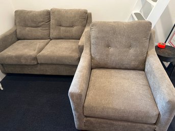 Loveseat And Chair Set