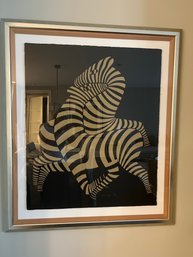 Victor Vasarely Zebras Screen Print