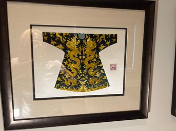 Japanese Kimono Silk Print 1 Of 3