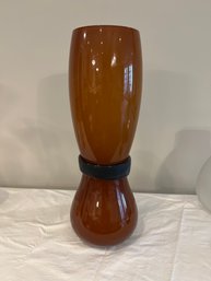 Simon Moore For Salviati, Large Fasciati Murano Glass Vase
