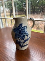 Whites Of Utica Lily And Daffodil Stoneware Pitcher