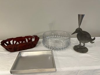 Assorted Decorative Items As Pictured