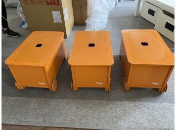 Set Of 3 Pkolino Toy Storage Bins