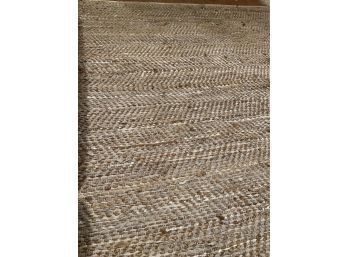 Serena And Lilly Woven Leather And Jute Metallic 8 X 10 Rug