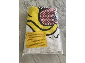 Roy Lichtenstein Beach Towel Brand New In Packaging On Opened
