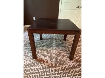 Leather Table With Grommets