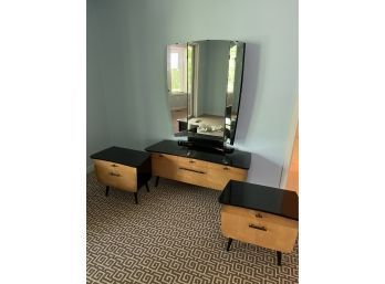Mid-century Modern Vintage Maple Bedroom Set