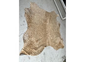 Hide Rug With Leopard Spots