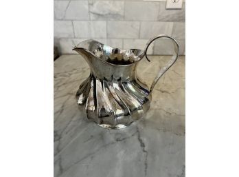 Pitcher Vintage Silver Plated Onri Batting By Hand Made In Italy