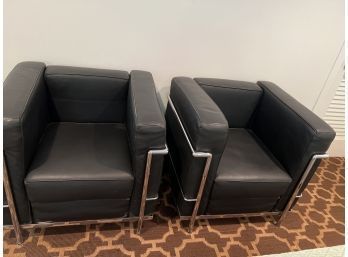 Black Leather Chairs