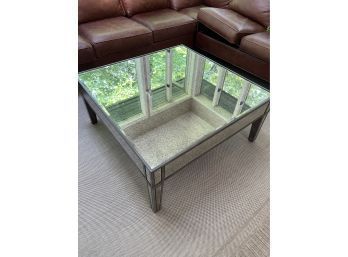 Antique Glass Coffee Table